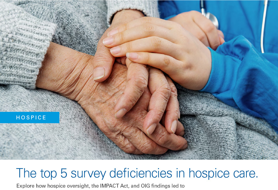 The top 5 survey deficiencies in hospice care