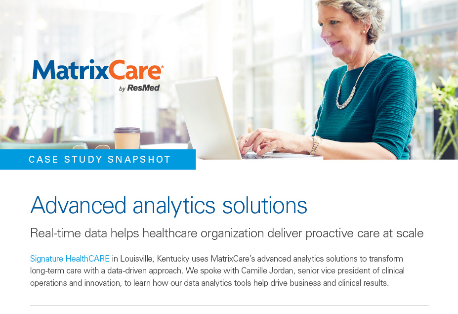Using data analytics to drive business and clinical results