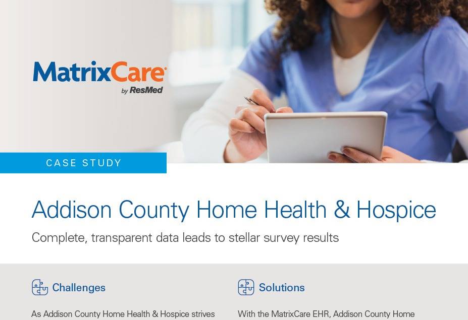 case study Addison County achieves zero deficiency survey result